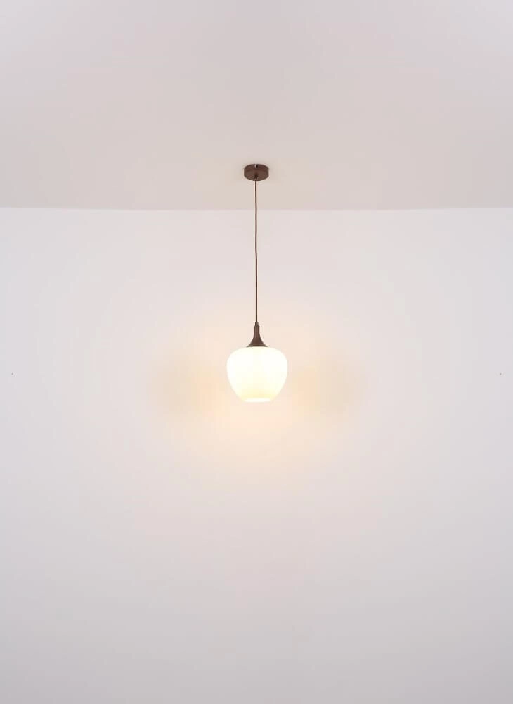 Braune Hängelampe Maxy 1-flammig Ø 24cm Globo 9007371445356