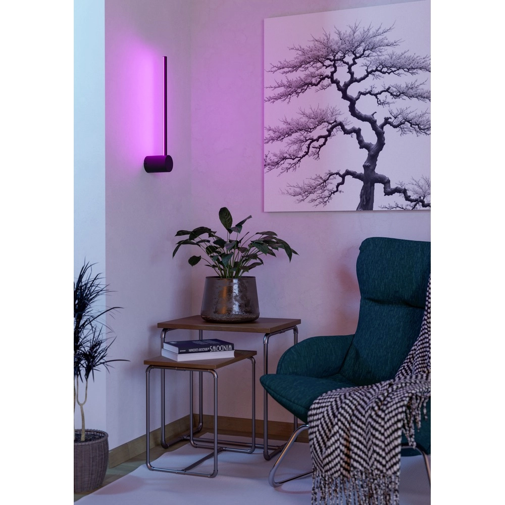 Intelligente Wandlampe Flatron-Z Schwarz Eglo 9008606390557