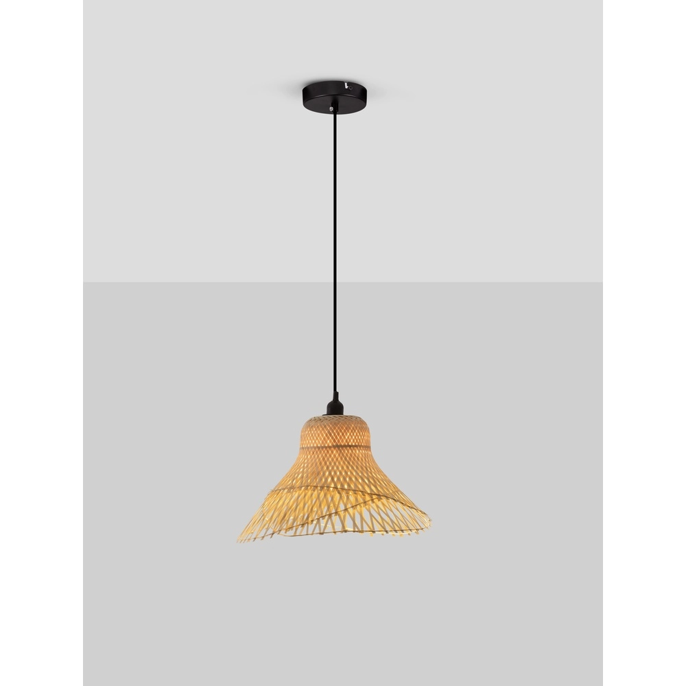 Rattan Pendelleuchte Aura Ø 45cm Lyora 5212017455826