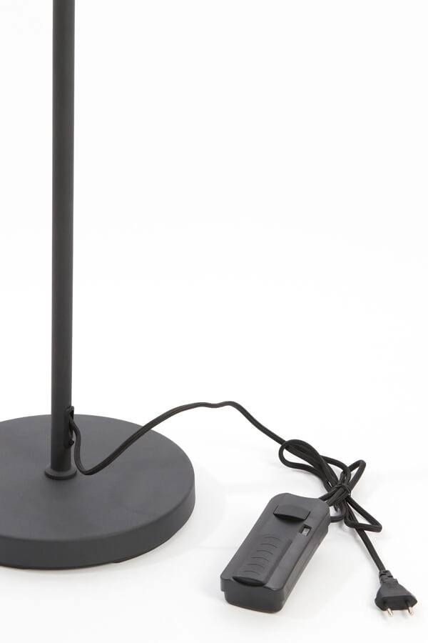 Schwarze Leselampe Rijeka ca. 150cm Light & Living 8717807742171