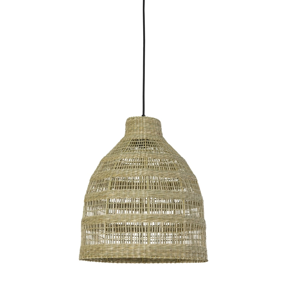Seegras-Pendellampe Sagar Ø 38cm - 1x E27