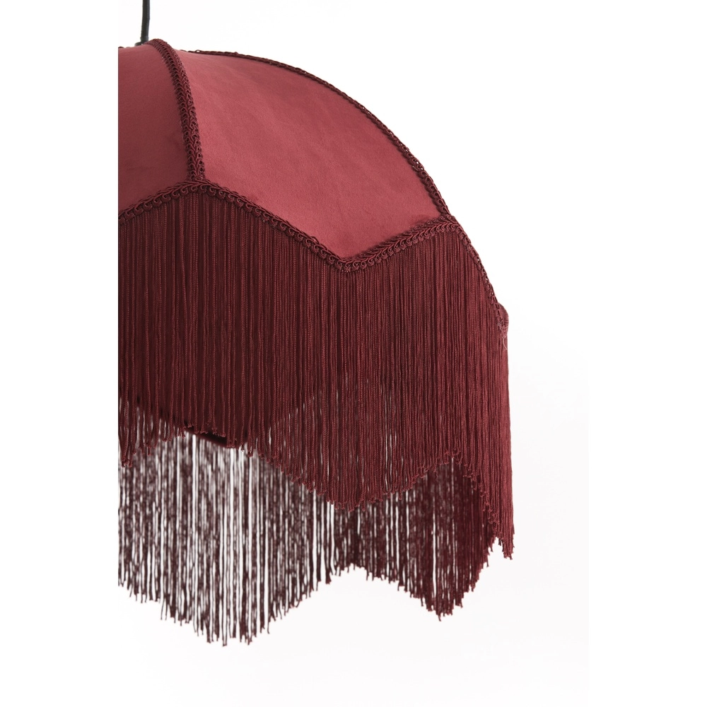 Pendellampe Malacia Ø 60cm – Samt-Bordeaux Light & Living 8717807759292