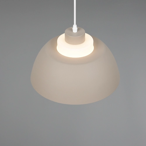 Design-Pendellampe Tilos sandbraun Ø 30 cm Trio 4017807690118