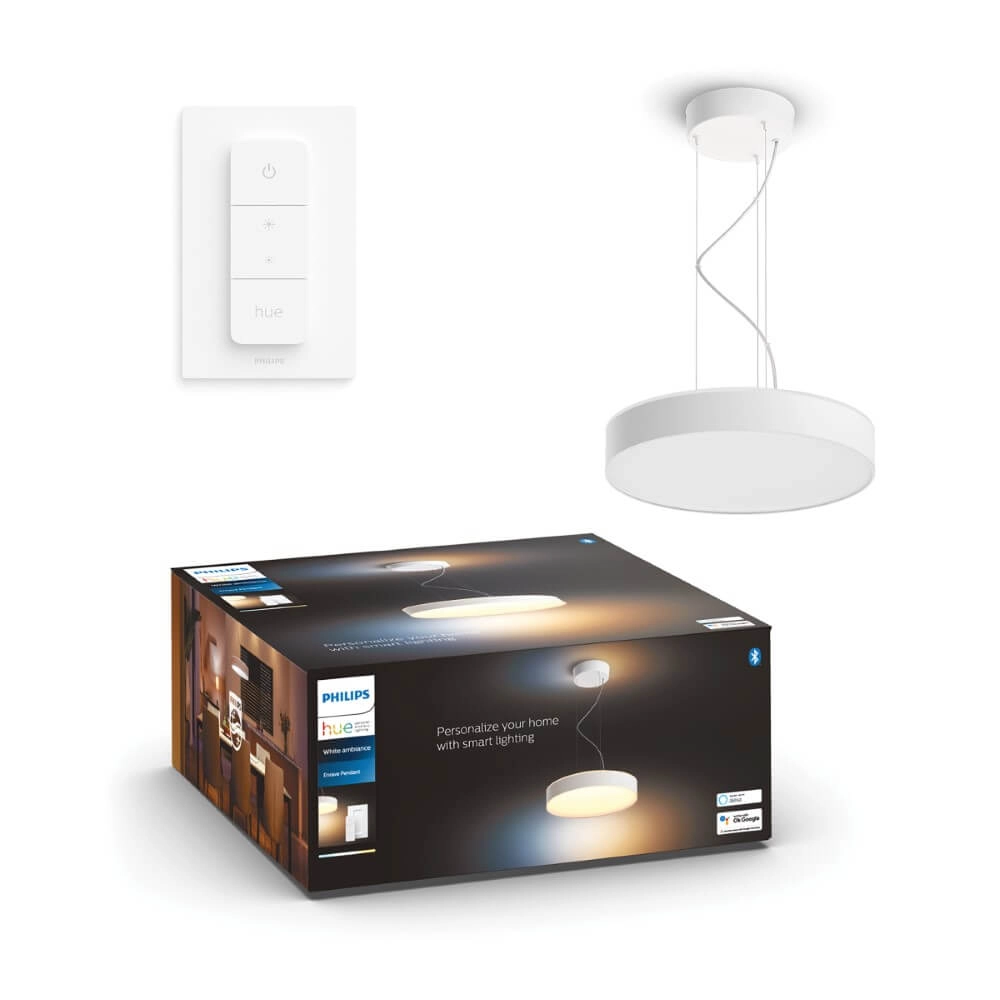 Hängelampe Hue Enrave - White Ambiance Ø 42,5cm weiß Philips 8718696176573