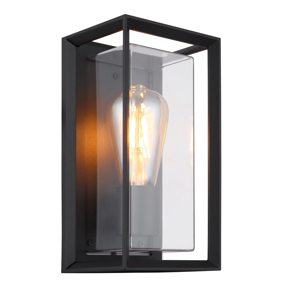 Außenwandlampe Logana Schwarz