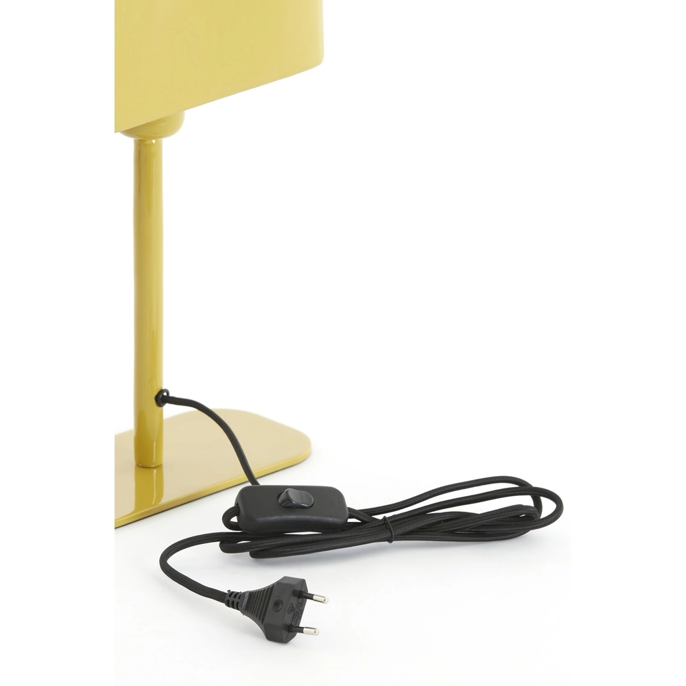 Nachttischlampe Elenie 20x10cm – glänzend ockergelb Light & Living 8717807818722