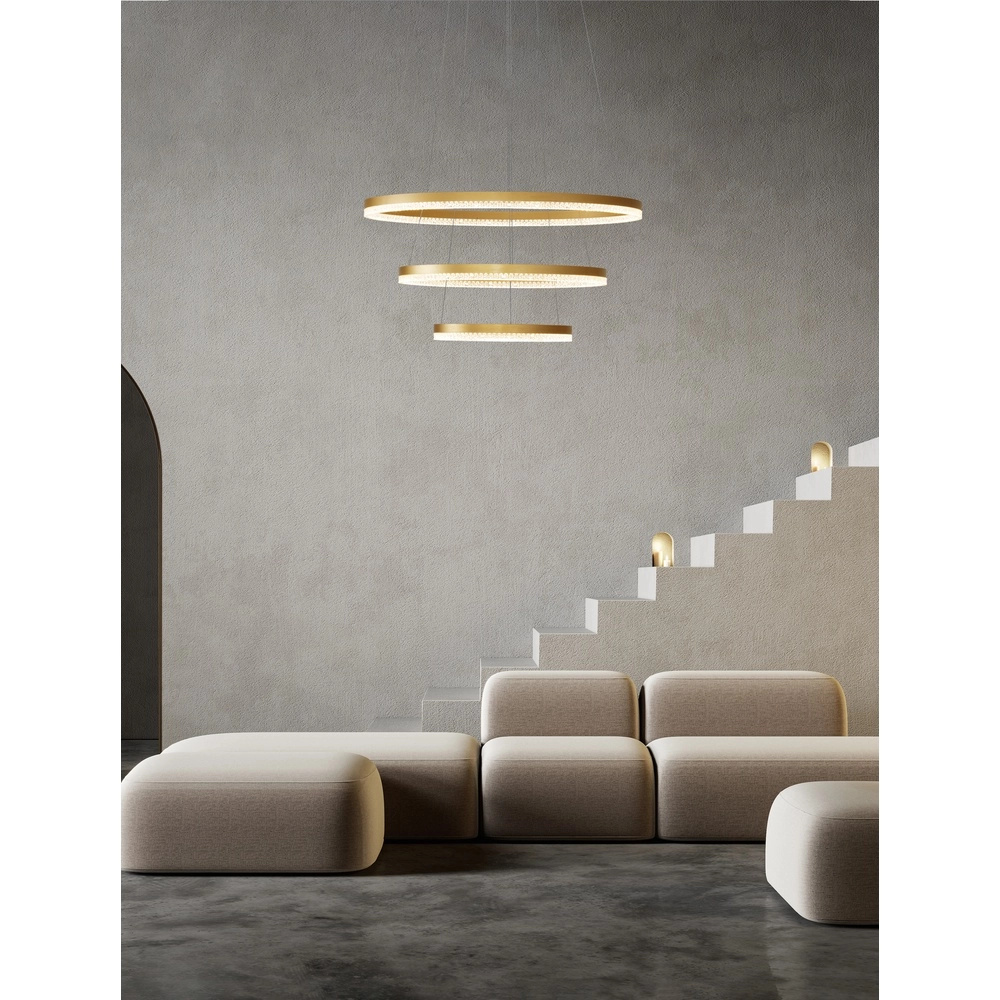 Pendelleuchte Adria gold Ø 80cm Lyora 5212017443830