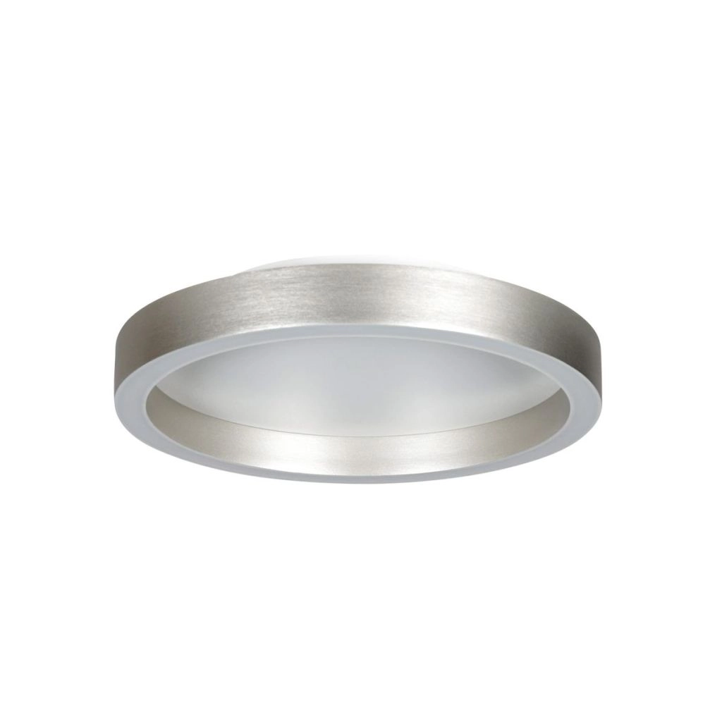 Design-Deckenlampe Ringlux gebürstetes Metall Ø 30cm Steinhauer 8712746180916