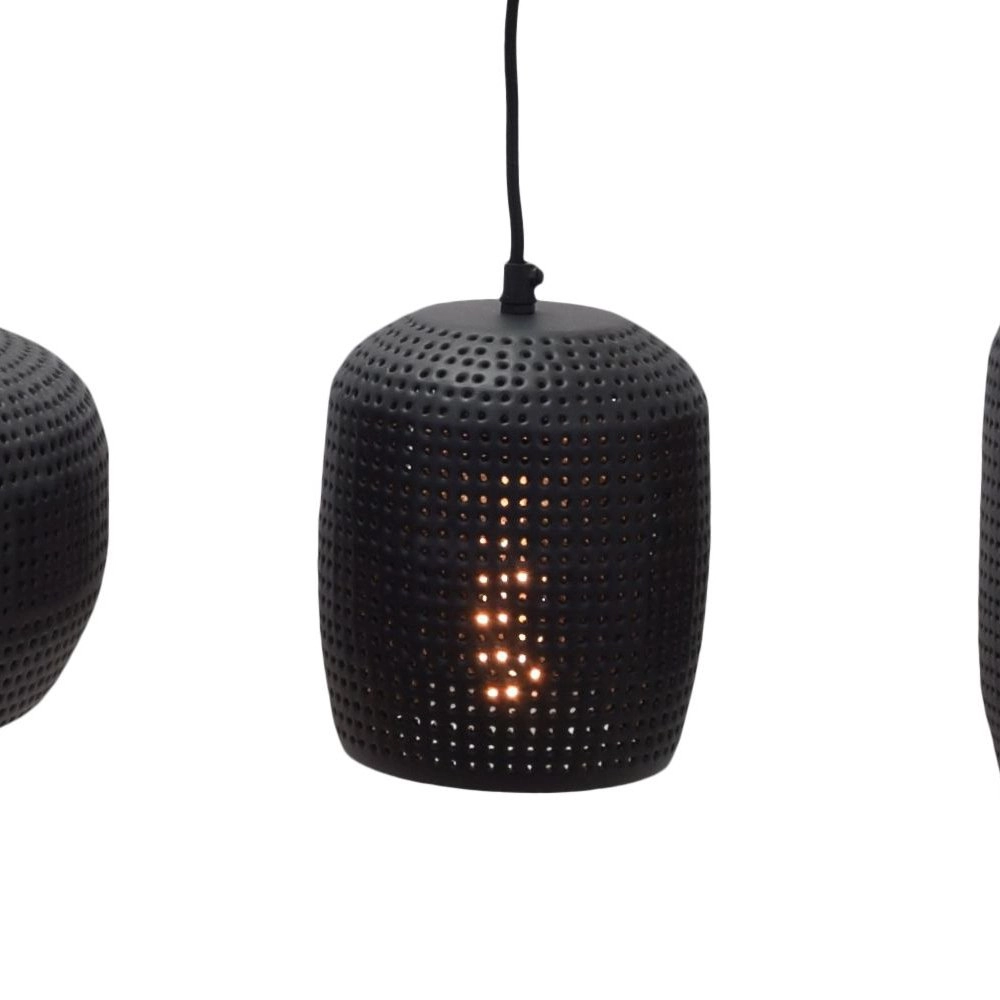 Hängelampe Fez 4-Licht 120 cm schwarz Urban Interiors 8719325467703