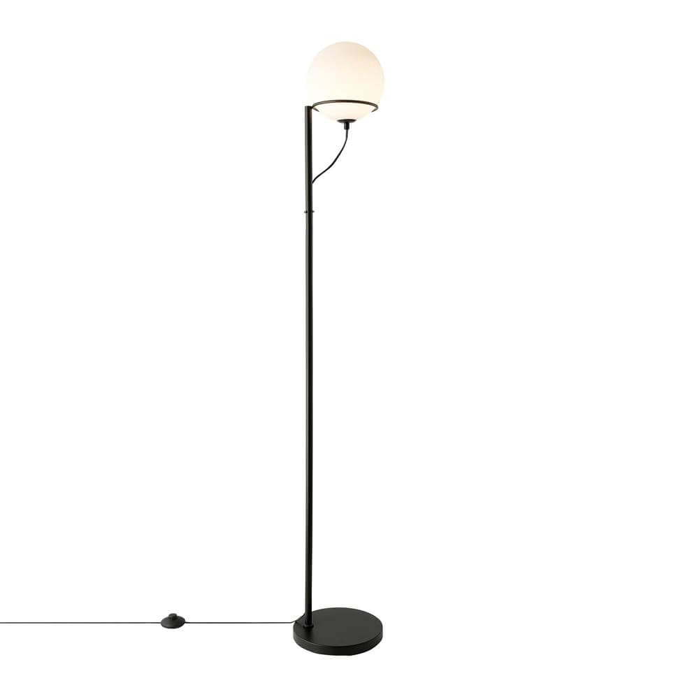 Stehlampe Wilson Schwarz-Weiß