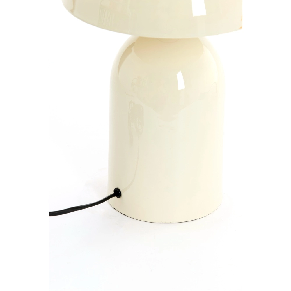 Pilztischlampe Tolima Glanzcreme – Ø 31 cm Light & Living 8717807807832