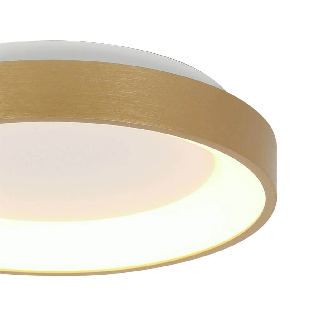 Deckenlampe Ringlede Design gold Ø 38cm Steinhauer 8712746171945
