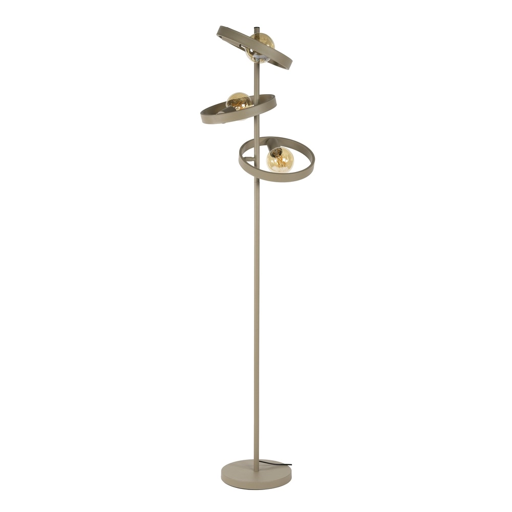Ring-Stehlampe Hover 155 cm hoch – Sand Lyora 8716803513303