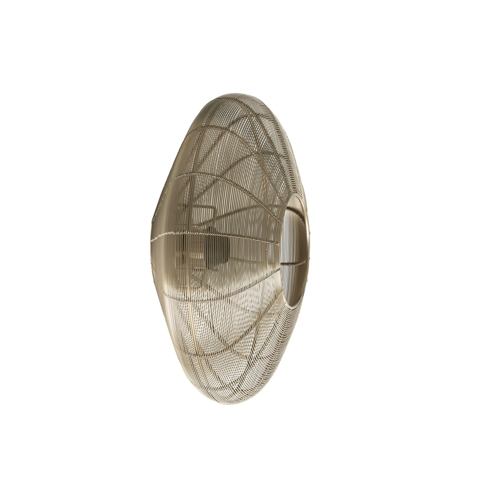 Metalldeckenlampe Bahoto Ø 40cm – helles Gold Light & Living 8717807706036