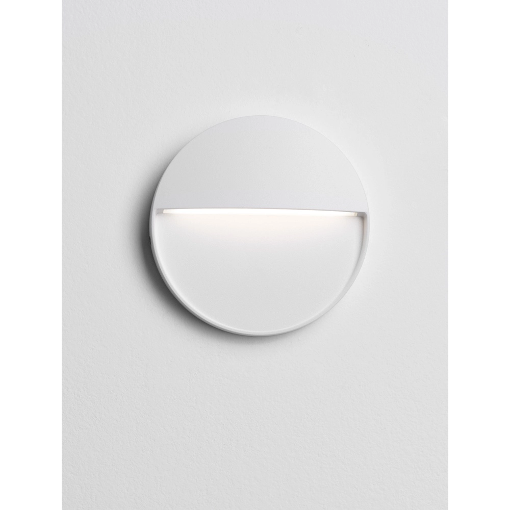 Runde Wandleuchte Toby Design Weiß Lyora 5212017453600