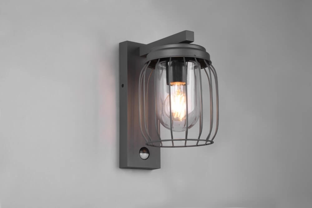 Wandlampe Tuela mit Bewegungssensor Anthrazit Trio 4017807506143
