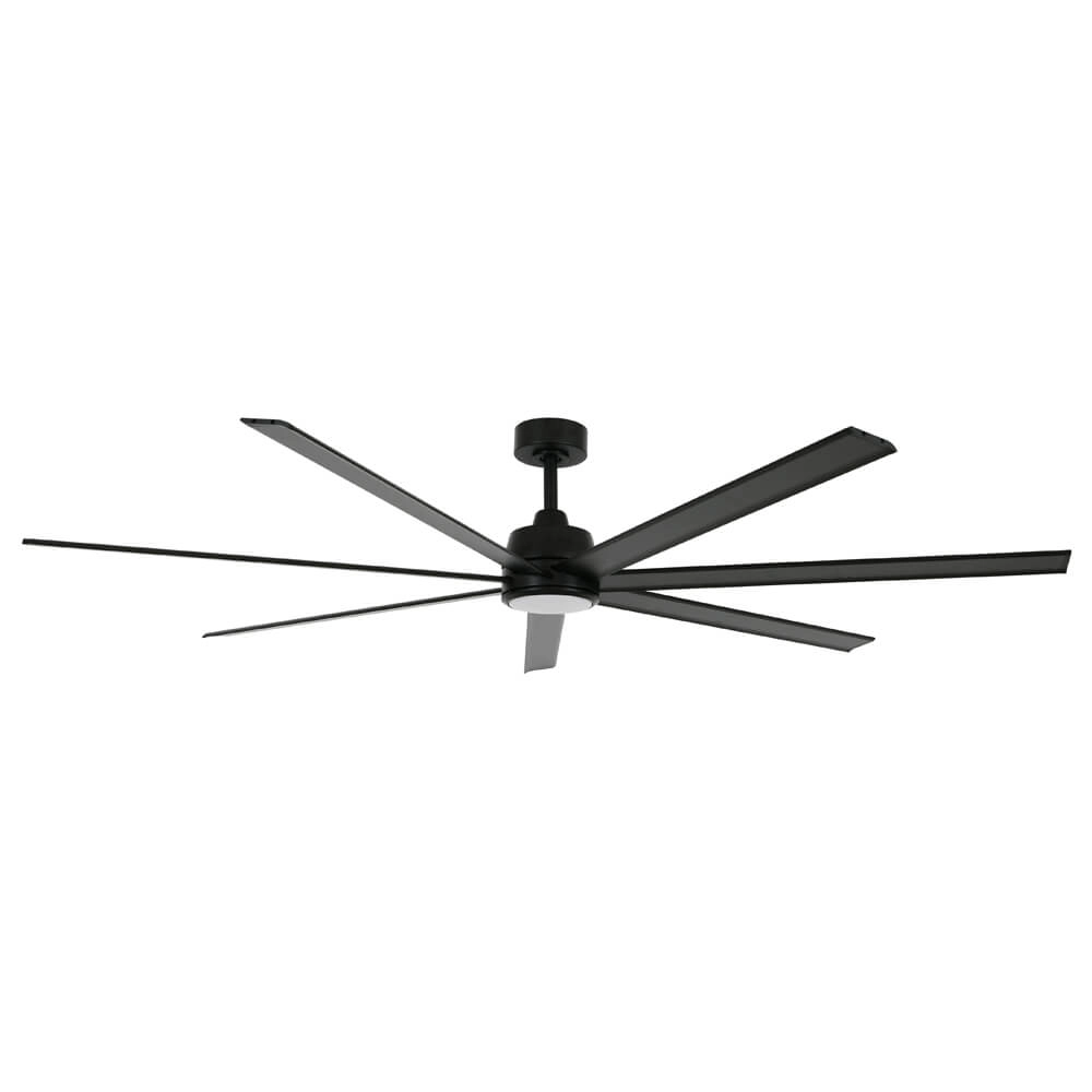 Schwarzer Deckenventilator Atlanta Ø183cm
