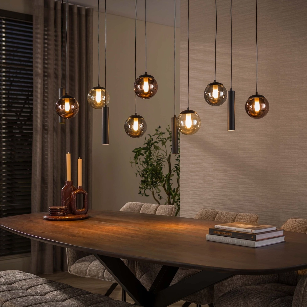 Pendellampendesign Orb Black 11-Lights