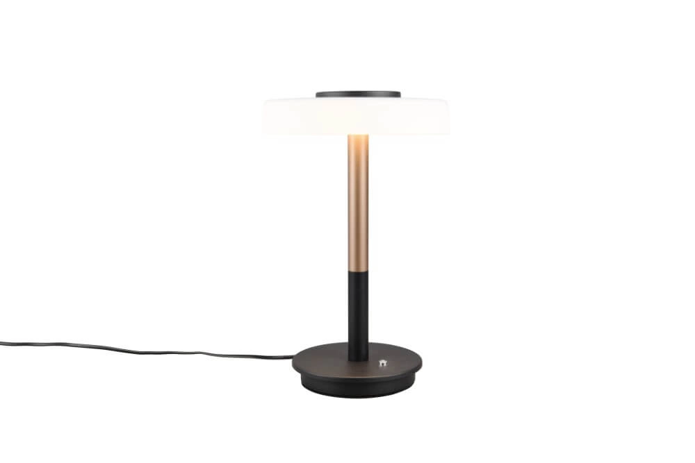 LED-Tischlampe Celeste weißes Glas