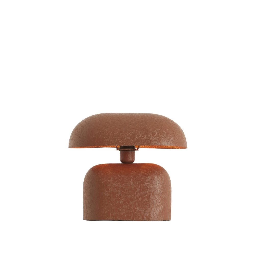 Tischlampe Todd Oval – matt dunkelorange Light & Living 8717807818913