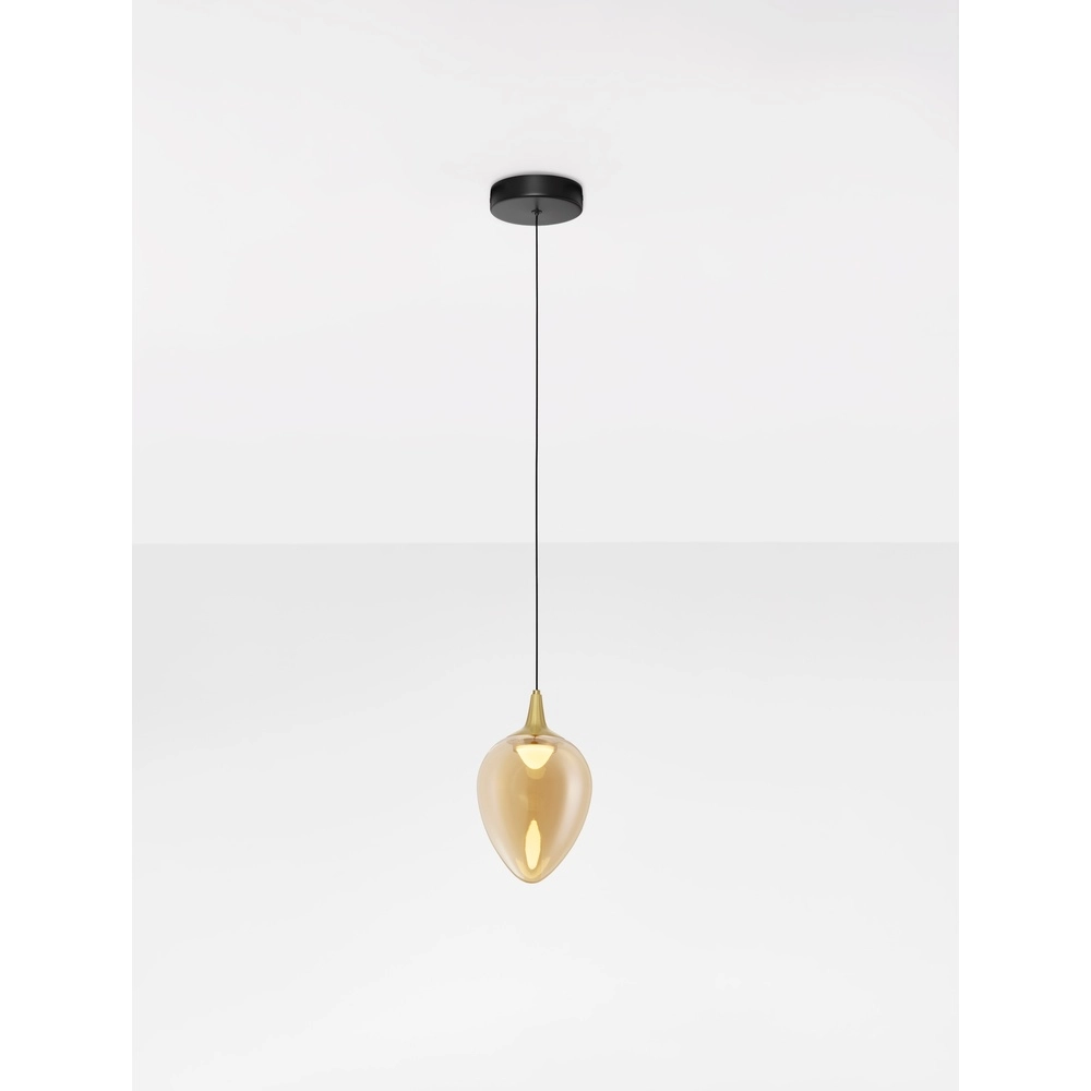Pendelleuchte Nali 1-flammiges Braunglas Lyora 5212017477750