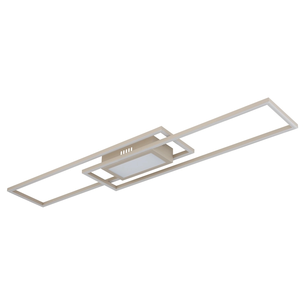 Längliche Deckenlampe Saunders Sandbraun Globo 9007371587353