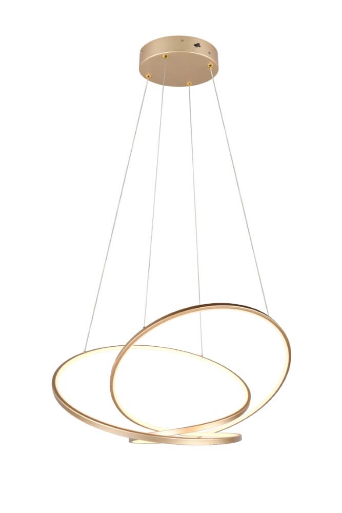 Vide-Hängelampe Darvin Gold - 75 cm
