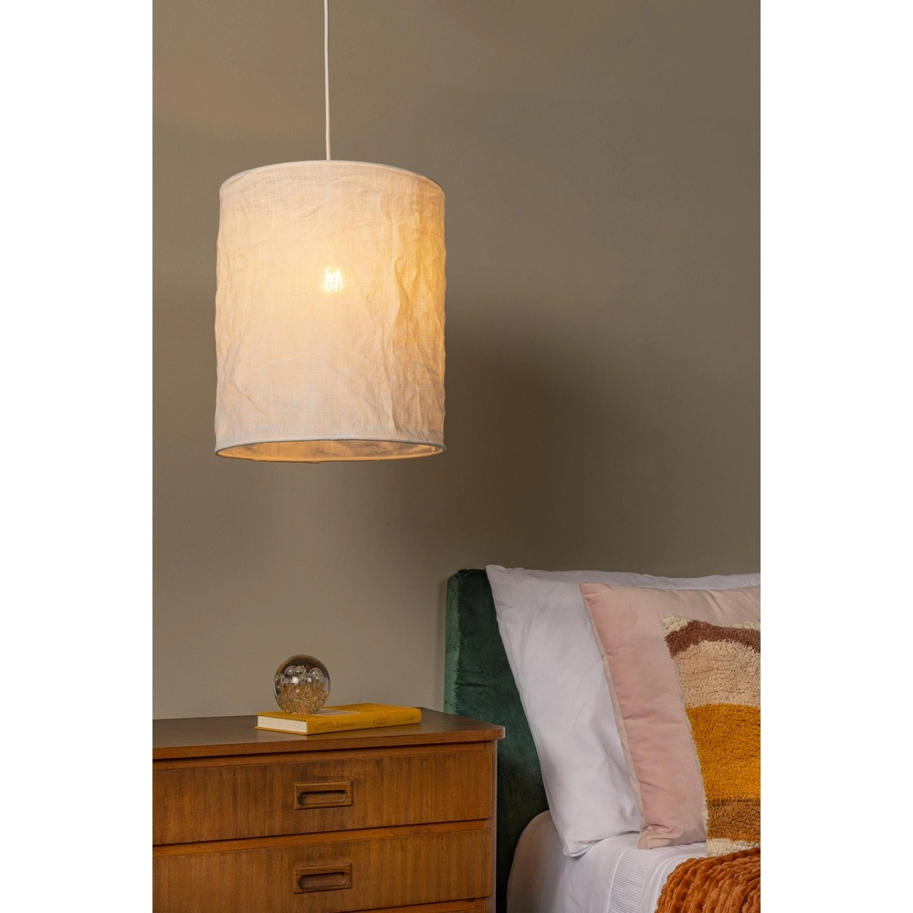 Pendellampe Tissaja Ø 30 cm weiß Lucide 5411212061591