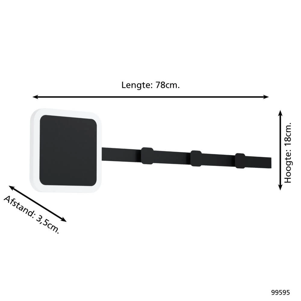 Wandlampe Cartignano mit Garderobe Eglo 9002759995959