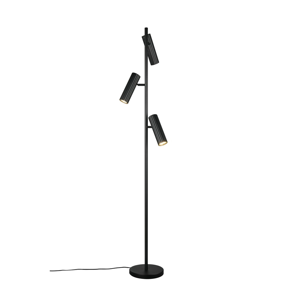 Design-Stehleuchte Soka schwarz