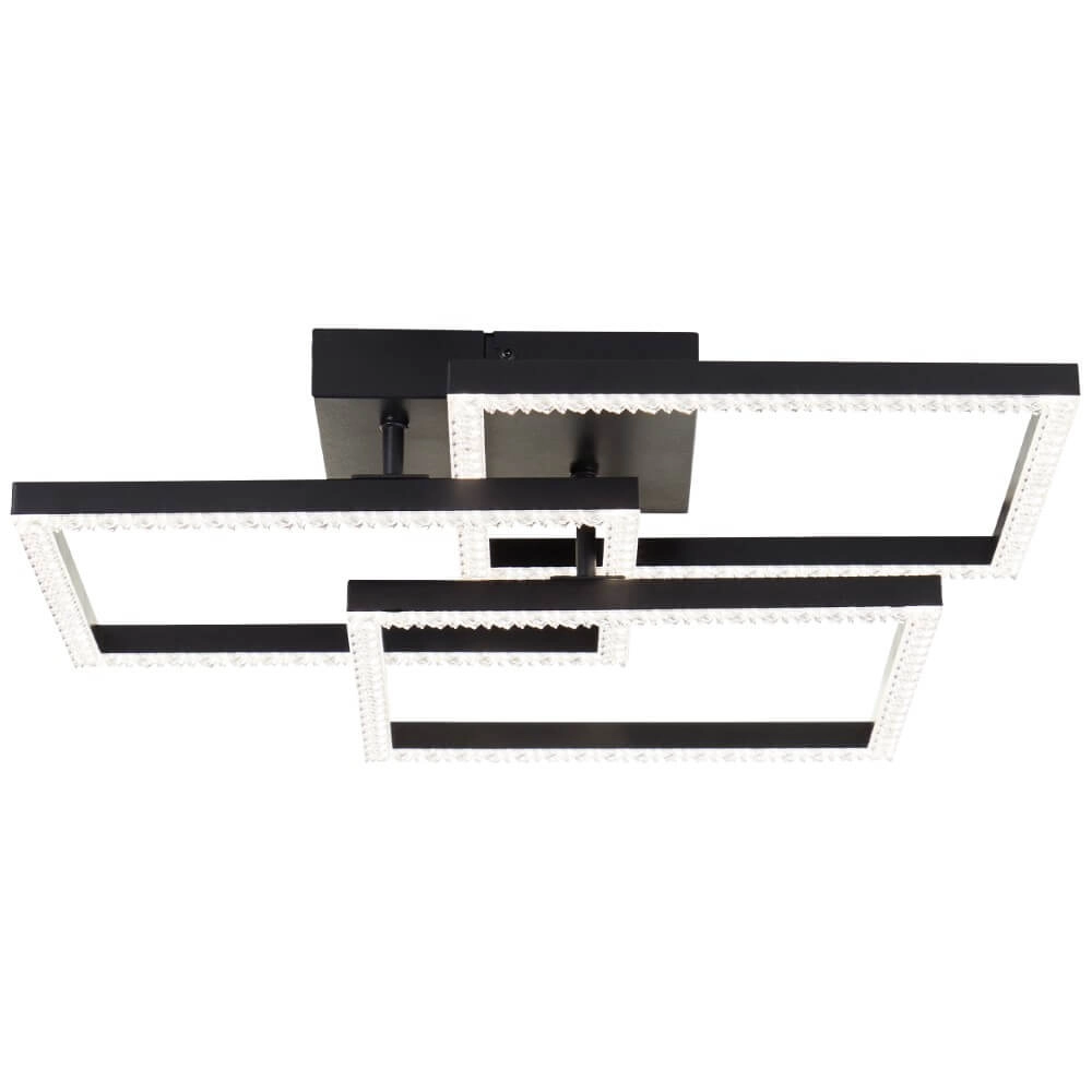 Schwarze Deckenleuchte Ranni 3900lm Brilliant 4004353442148