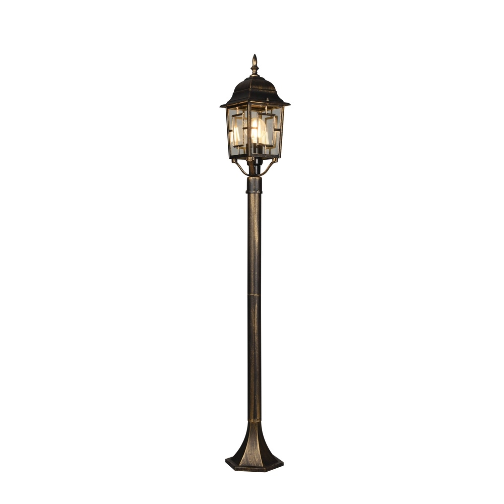 Stehlampe Volturno Antikbraun Trio 4017807543605