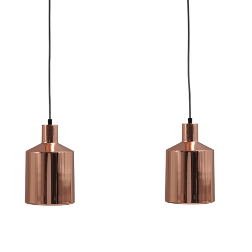 Esszimmerlampe Boris Concepto 3x14 Schwarz mit Kupferbraun Masterlight 8718121148908