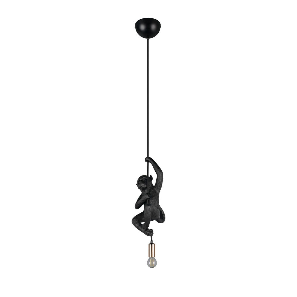 Pendelleuchte Fips Affe schwarz Trio 4017807667981