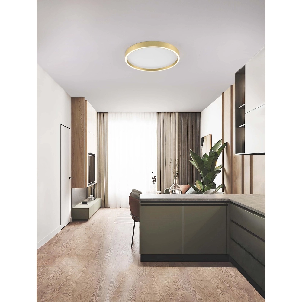 Deckenleuchte Istos Ø 50cm gold Lyora 5212017448910