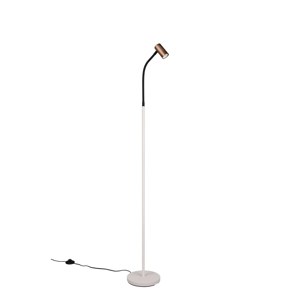 Design-Stehlampe Taryn Mocha Brown Trio 4017807685770