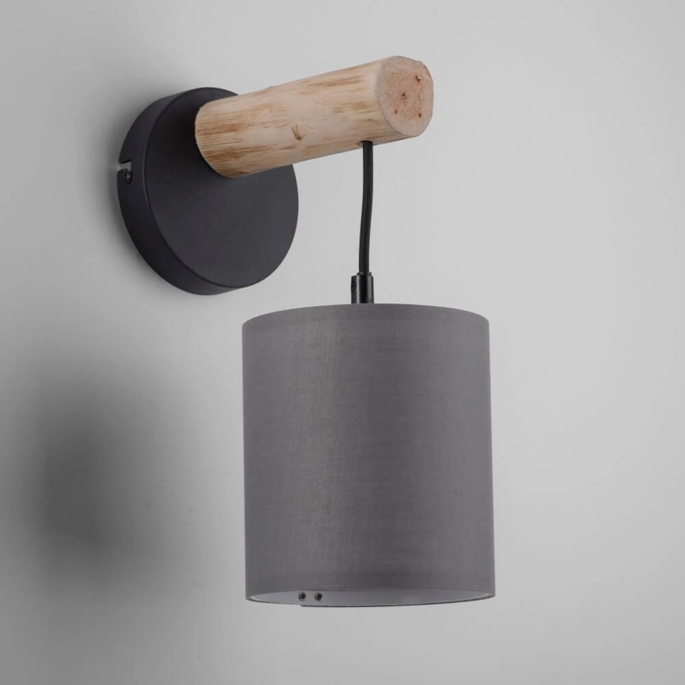 Ländliche Wandlampe Green Tribu Taupe Just Light 4043689995157