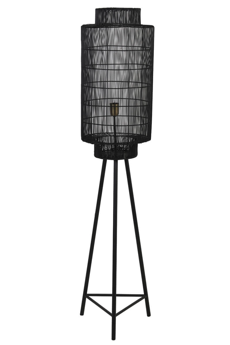 Böhmische Stehleuchte Gruaro schwarz Ø 32cm Light & Living 8717807206482