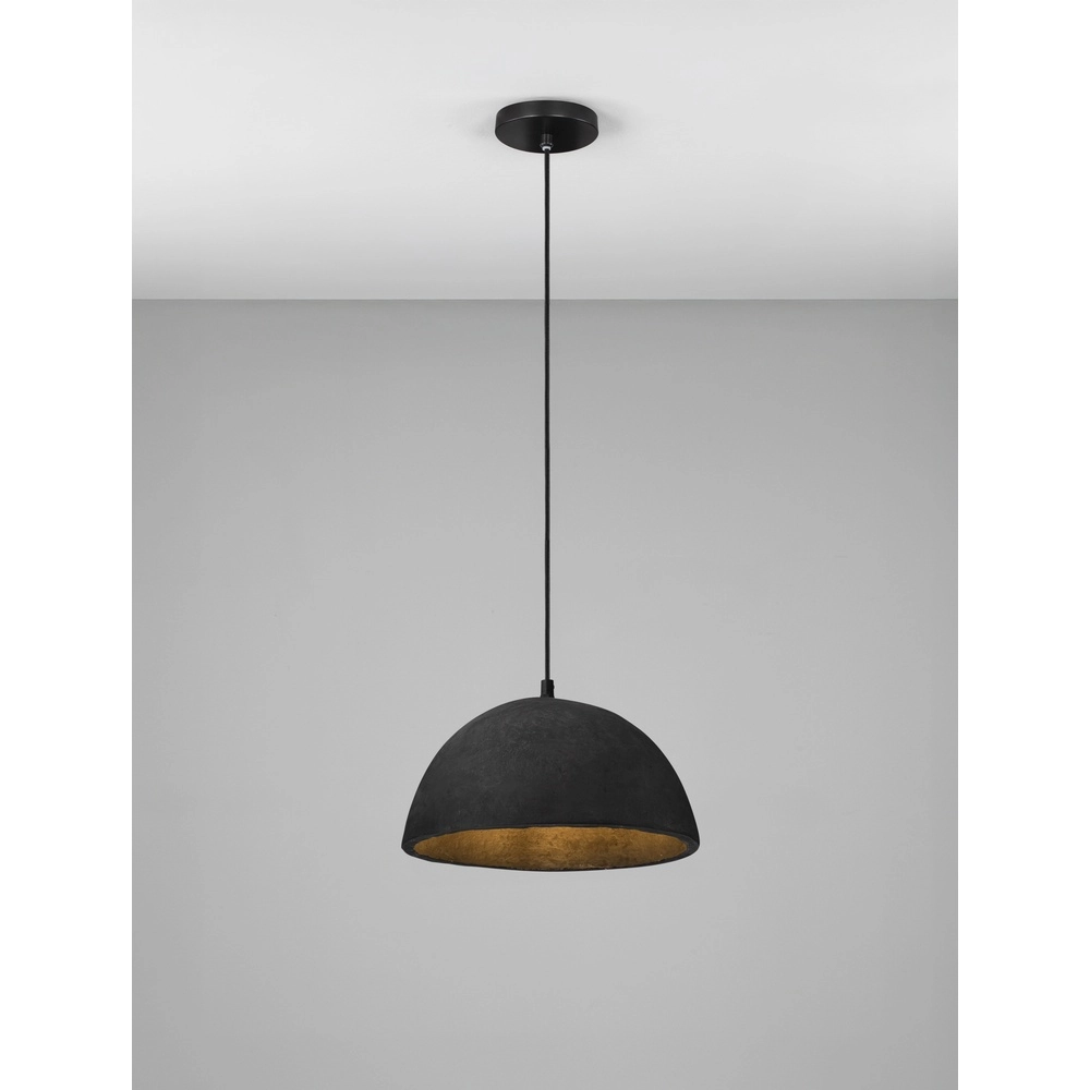 Schwarze Pendelleuchte Talcum Ø 32cm Lyora 5212017468260