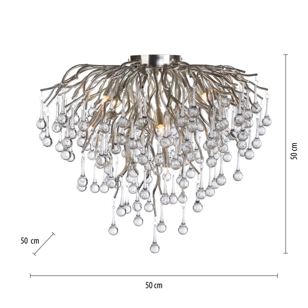 Kronleuchter Icicle Metall 50cm Paul Neuhaus 4012248352090
