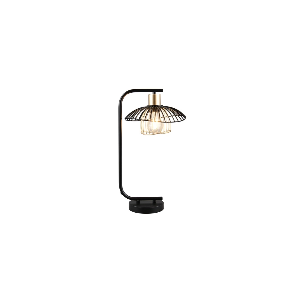 Tischlampe Lauris Schwarz Trio 4017807678123