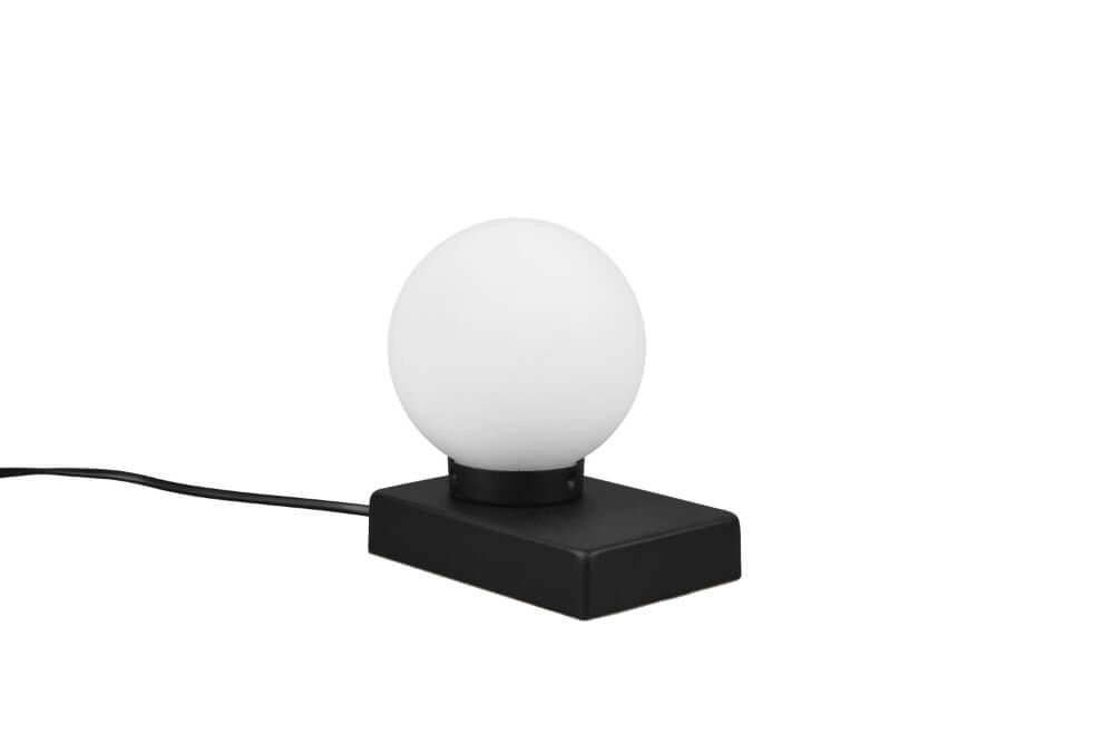 Runde Tischlampe Davi ll Schwarz