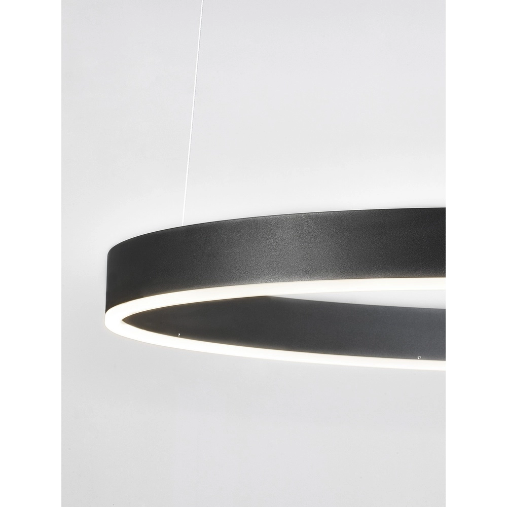 Pendelleuchte Motif schwarz Ø 80cm 2700-6500K Lyora 5212017443649