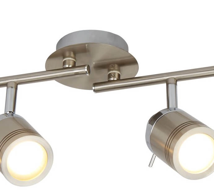 Spot aus Edelstahl Samson 4-Licht Searchlight 5053423096780