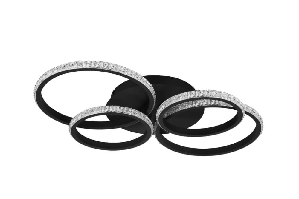 Designer-Deckenleuchte Cires Schwarz Trio 4017807600964