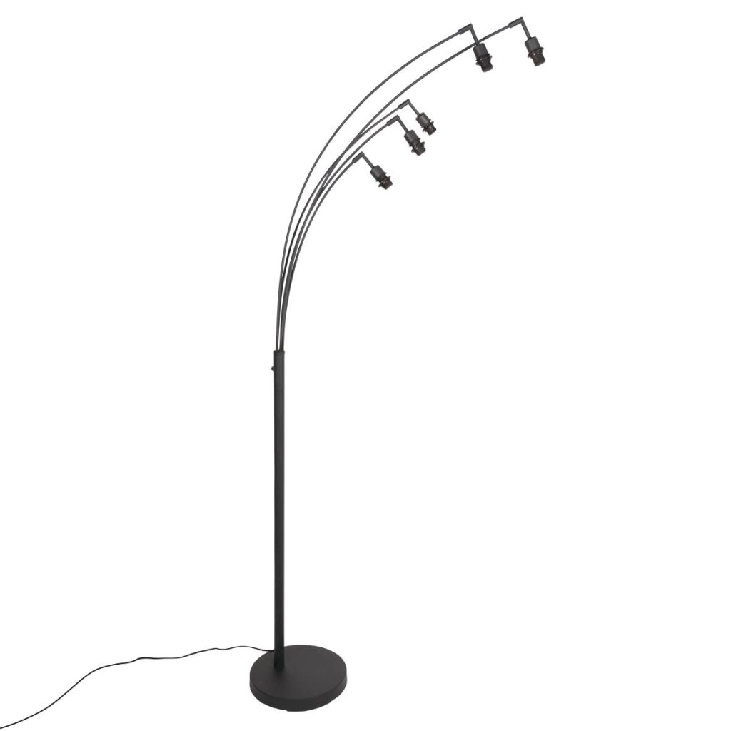 Standlampe 5-Leuchten Sumba mit Bambusschirmen Ø12 cm Steinhauer 8712746182873