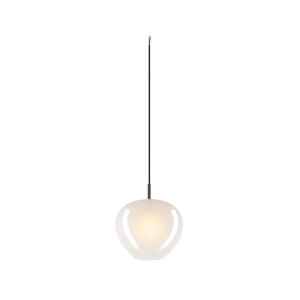 Hängelampe aus Glas Pantilo Ø 29cm - weiß