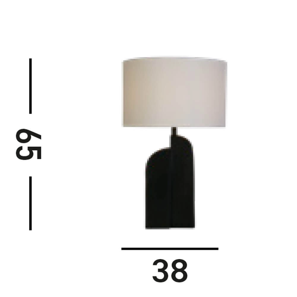 Design-Tischleuchte Perth schwarz Searchlight 5053423274119