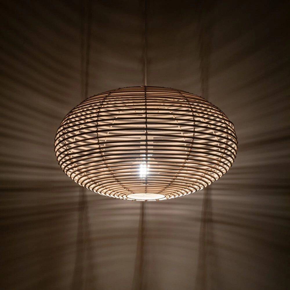 Natürliche Pendelleuchte Rattan M Ø 60cm Lyora 5903139111546
