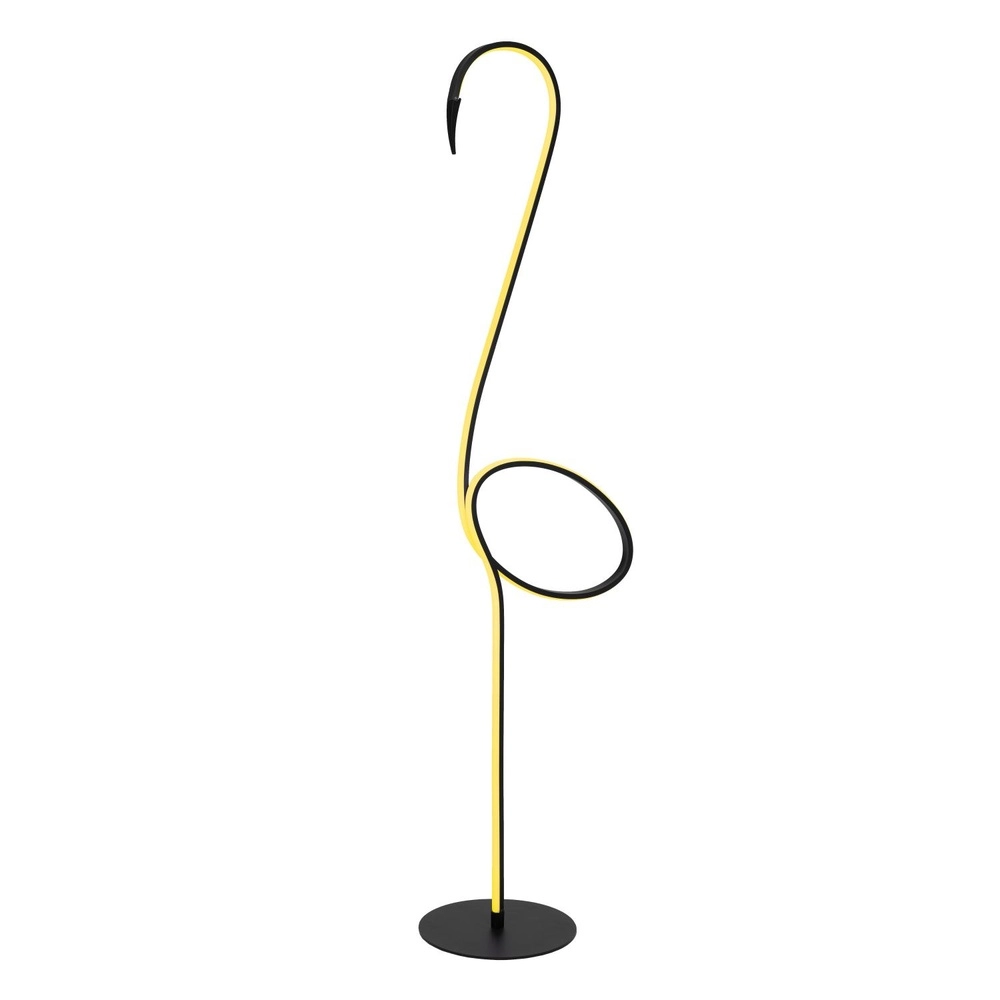 Stehlampe Flamingo Schwarz Lucide 5411212051547